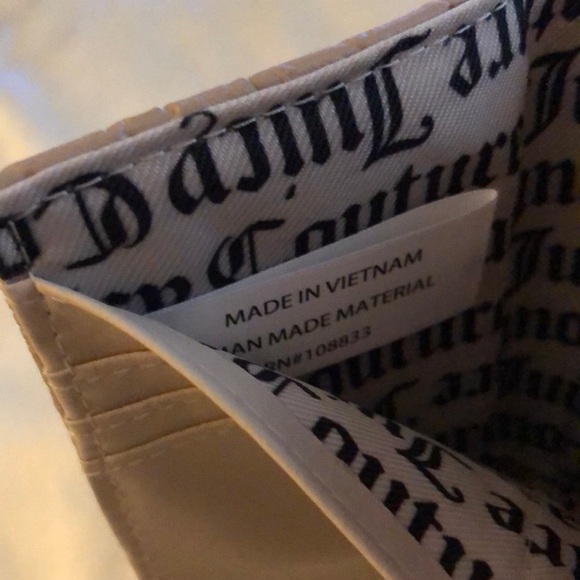 Juicy Couture Cafe Upgrade U Double Sided Trifold Wallet NWT - Picture 12 of 16